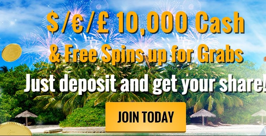 10.000€ Cash & Free Spins Award at Casino Cruise