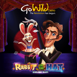 100 Free Spins on Rabbit in the Hat at GoWild Casino