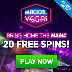 20 Free Spins on StarBurst at Magical Vegas