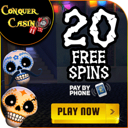 20 Free Spins on Esqueleto Explosivo Slot at Conquer Casino