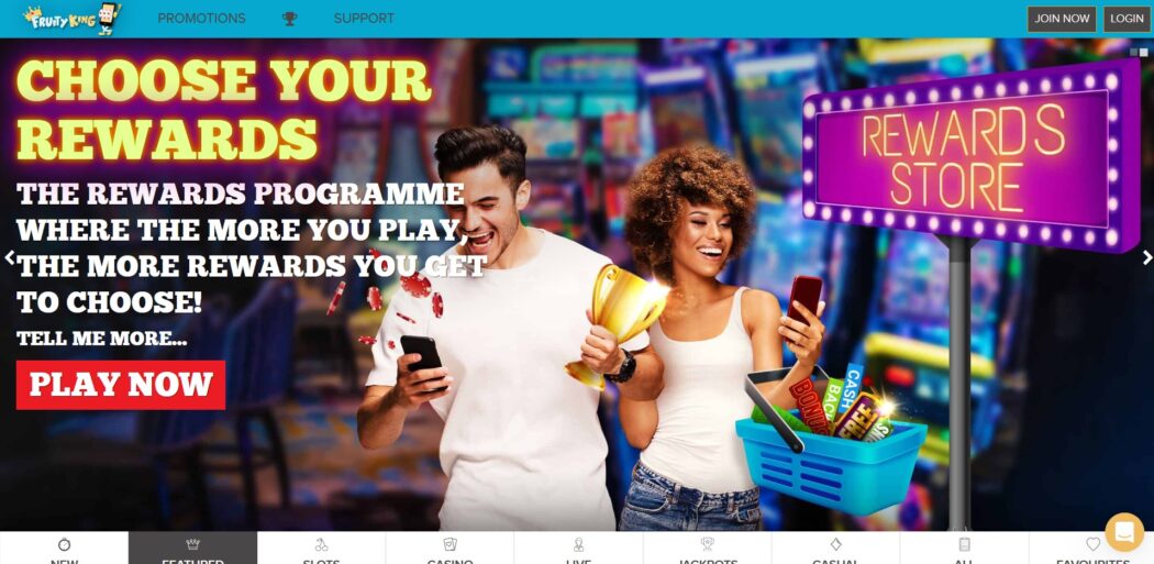 fruity king casino review by yourfreespins