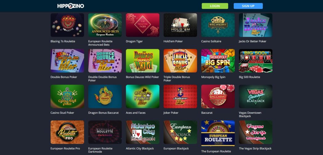 hippozino casino game reviews