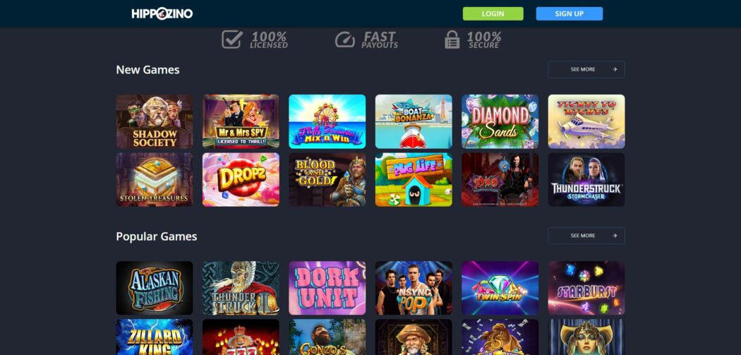 hippozino casino review 2022