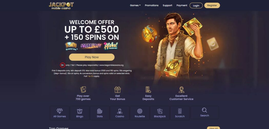 jackpot mobile casino review