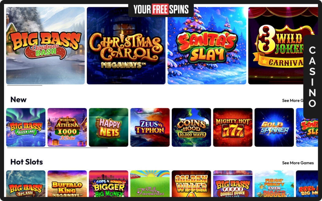 Jackpot Mobile Casino , casino interface showing demo and real play buttons under each casino game icon