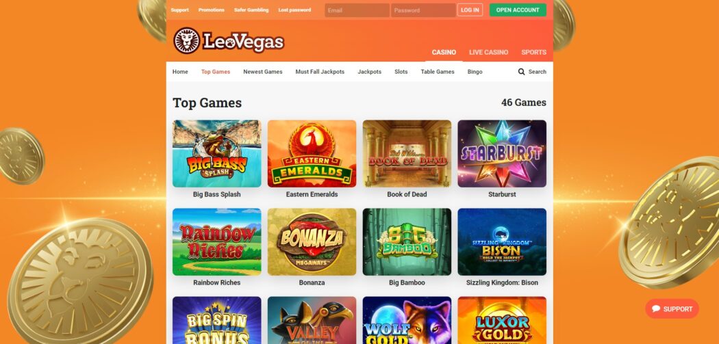 leovegas casino slot games