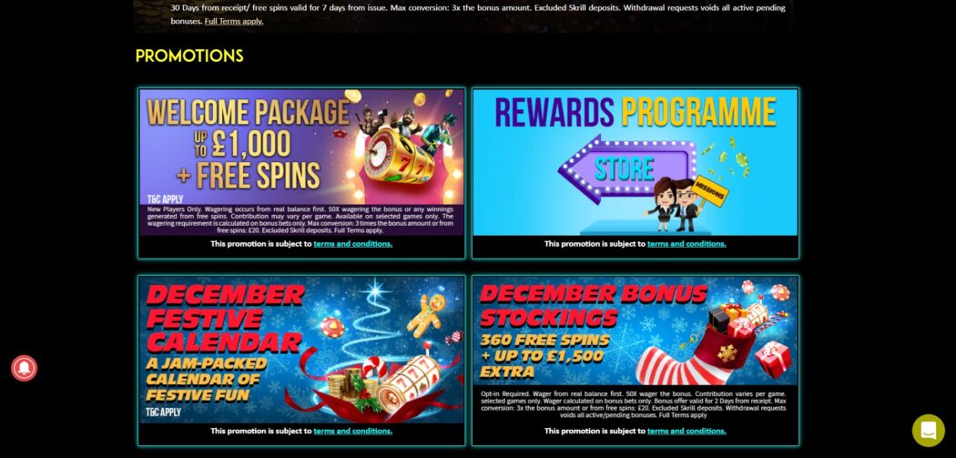 Vegas Mobile Casino promotions and bonuses