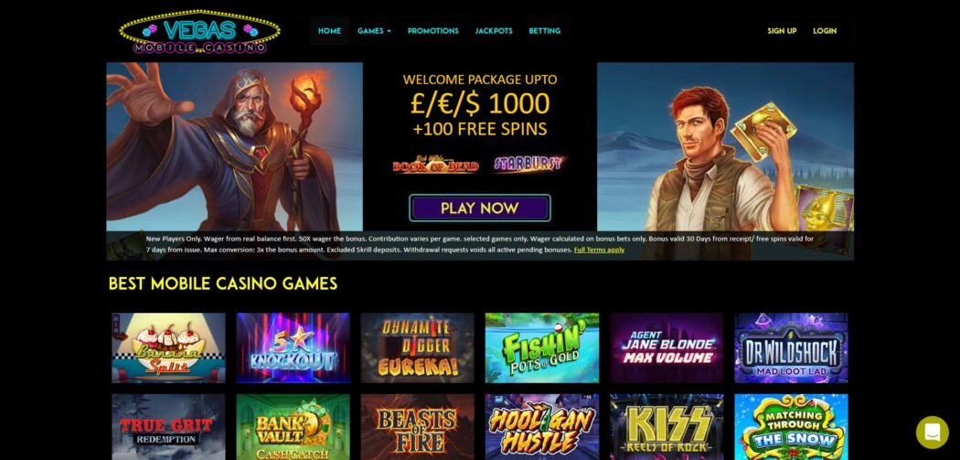 Vegas Mobile Casino review
